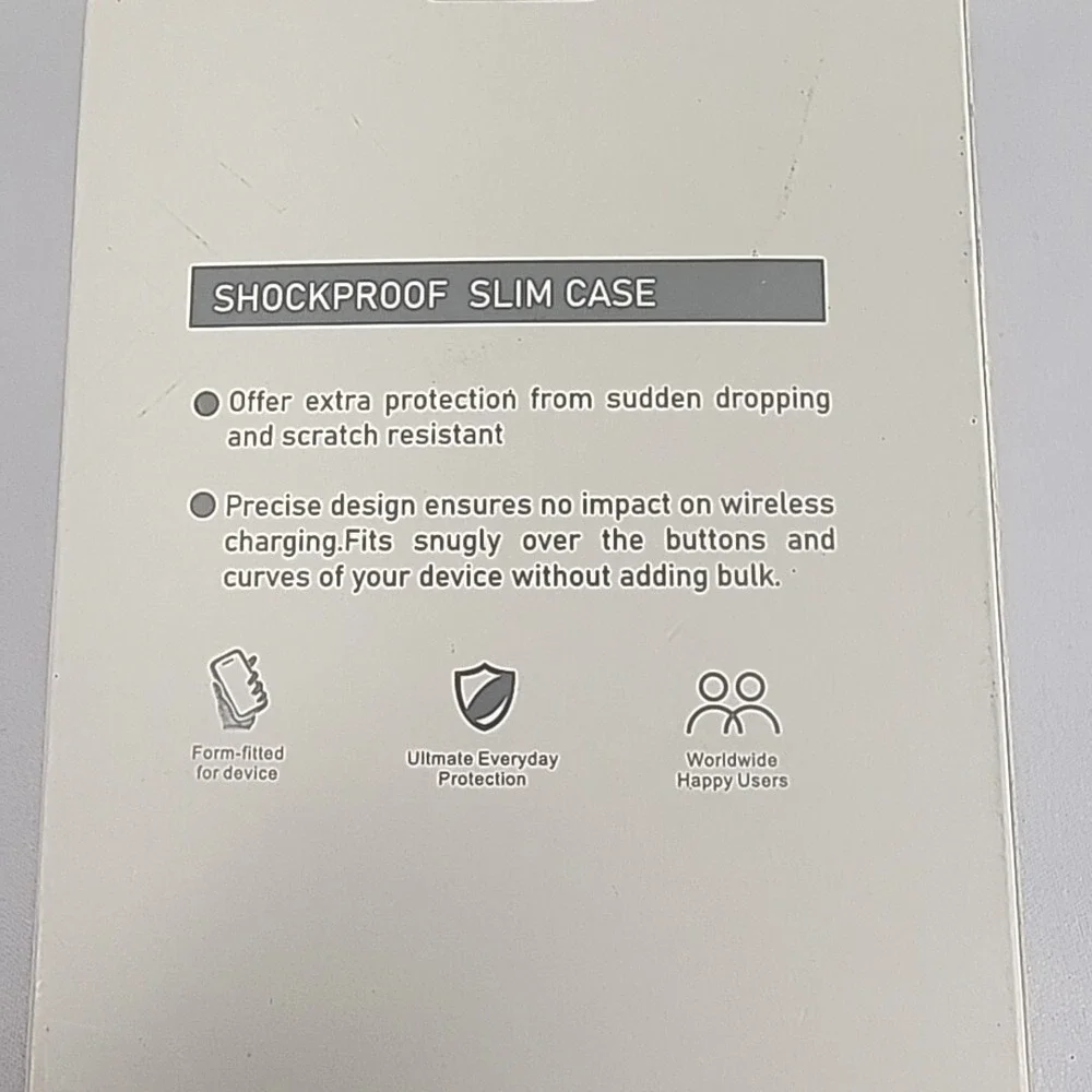 IPhone 14 IP14 Phone Case Black Slim Shockproof Temdan 6.1